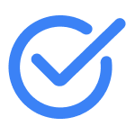 Blue Check Icon